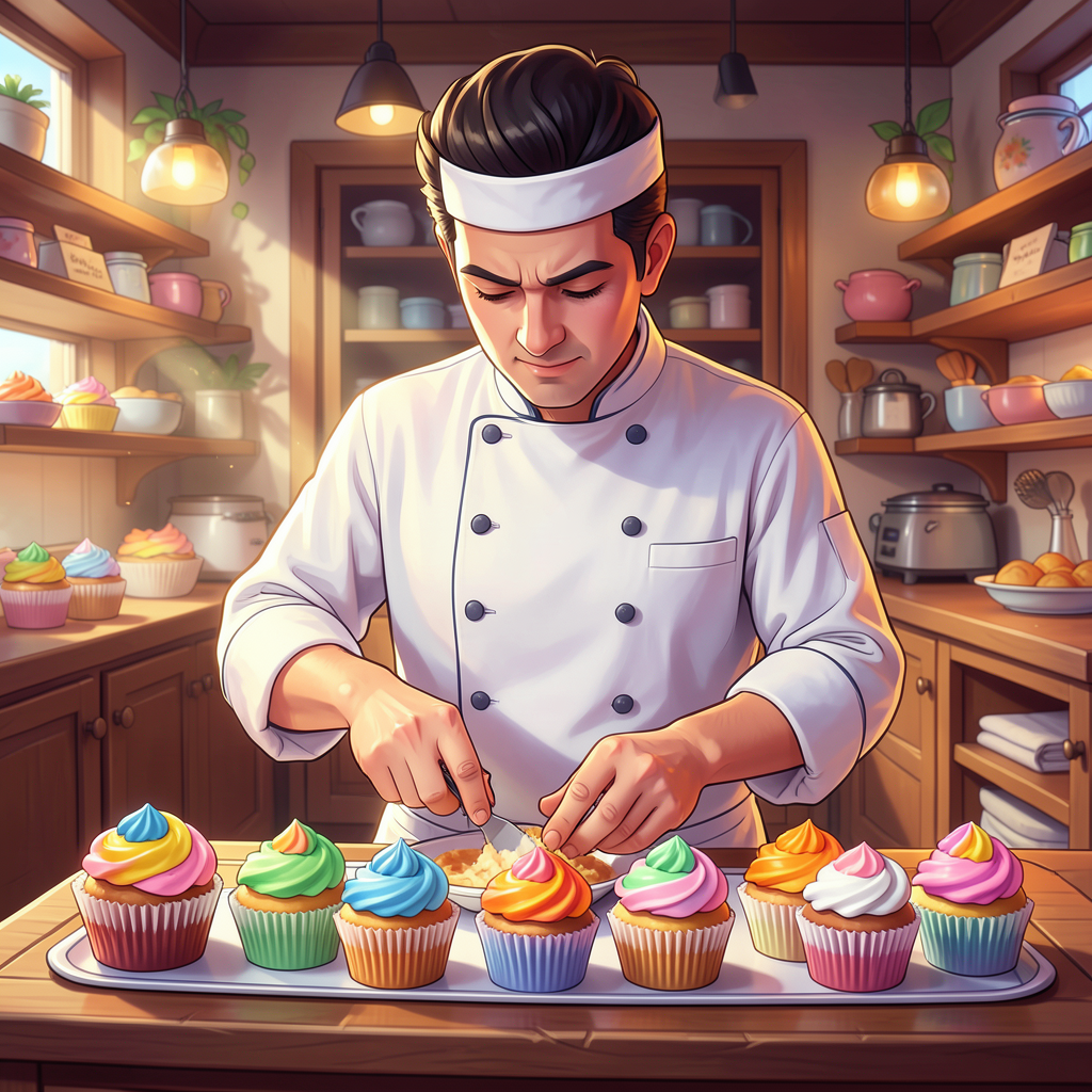 Step-by-Step Cupcake Baker