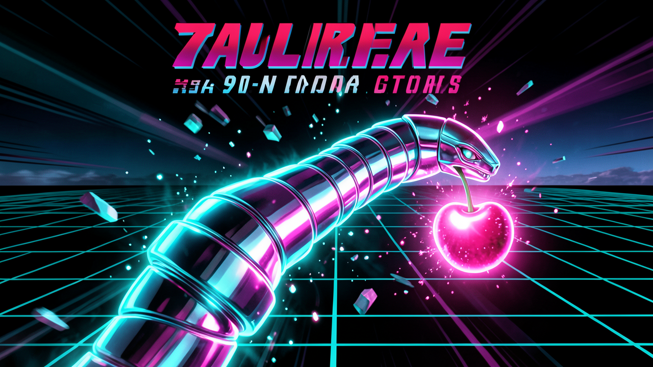 Neon Synth Snake